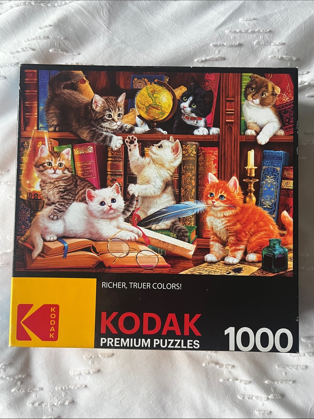 Kodak Multicolor Playful Kittens 1000 piece Puzzle Cat lover Game night gift fun